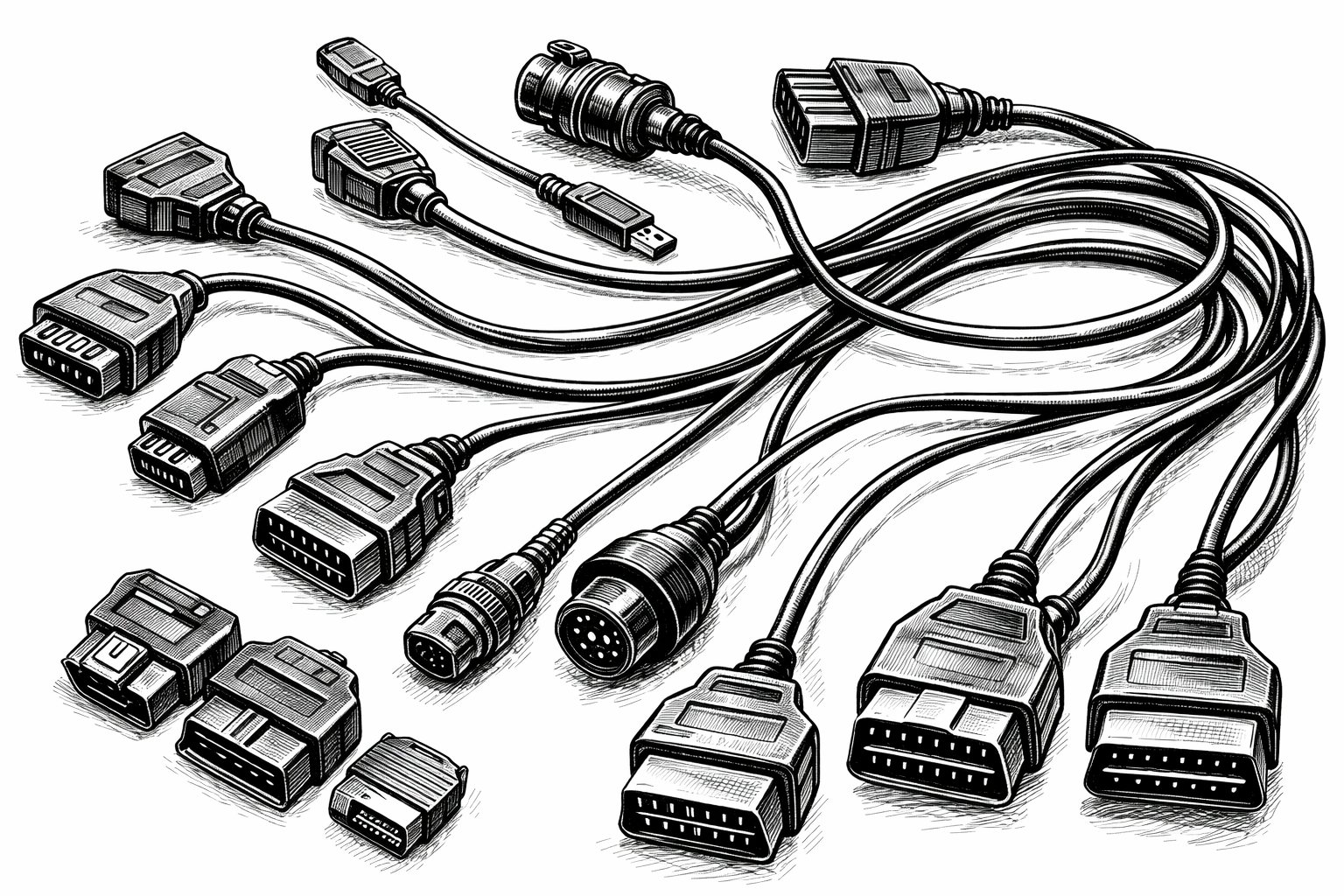 OBD Adapter-Kabel & Zubehör