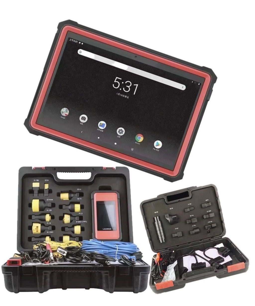 Professional Diagnostic Tool Car & Truck – Android Tablet, 128+ Manufacturers, up to Year 2025