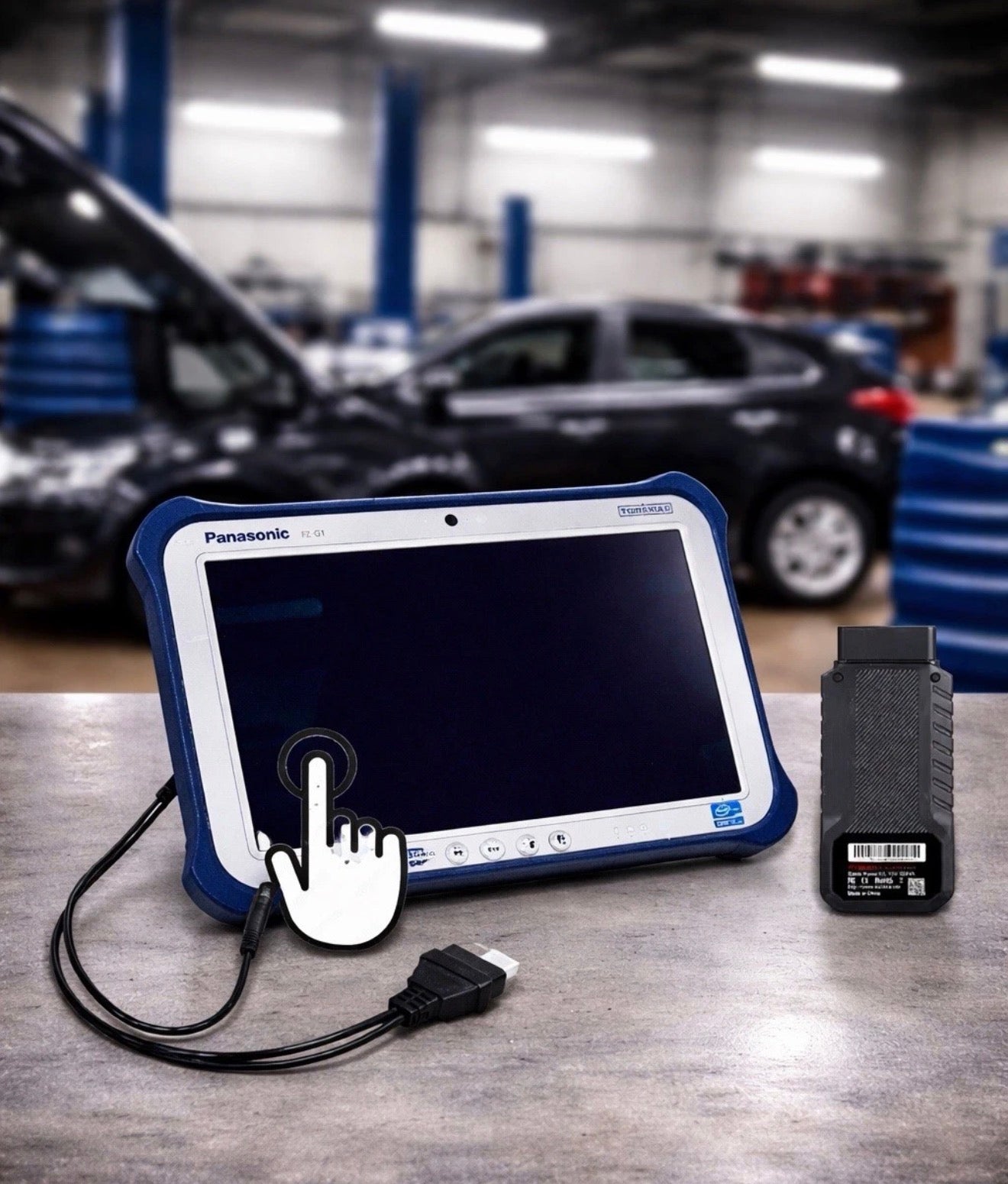 VAG ODIS V25.01 / Engineering V19 – Panasonic FZ-G1 Diagnosegerät Komplettset
