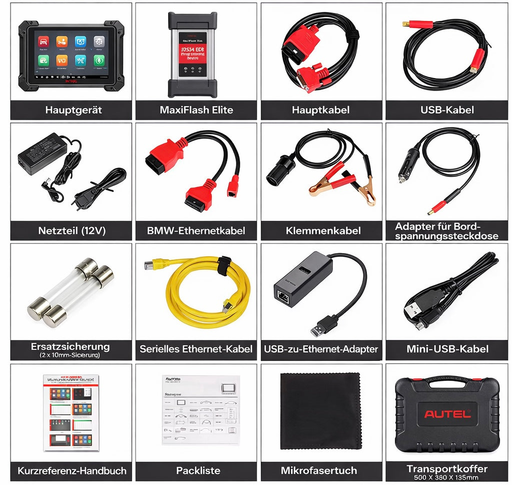 Autel MaxiCOM MK908 Pro II – Professionelles Diagnosegerät mit ECU-Programmierung & MaxiFlash Elite