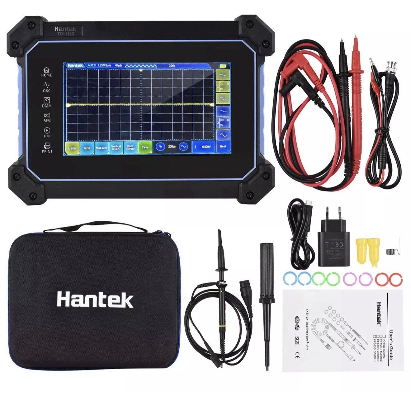 Hantek TO1112D Kanäle 110 MHz Touchscreen Digitaloszilloskop 2
