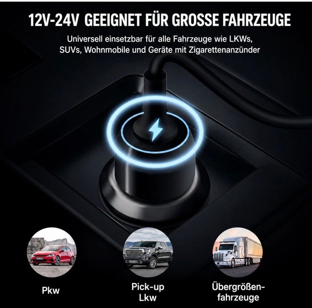KFZ-Ladegerät 16V für Panasonic Toughbook CF-54 CF-53 CF-33 CF-D1 FZ-G1 | 12V–24V