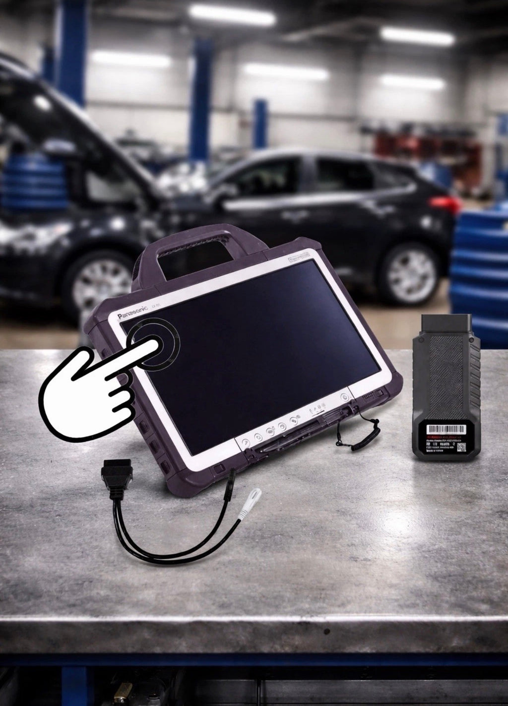 VAG ODIS V25 / Engineering V19 – Panasonic CF-D1 Diagnosegerät Komplettset