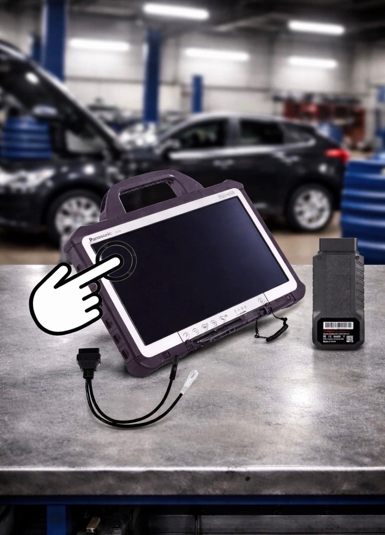 VAG ODIS V25 / Engineering V19 – Panasonic CF-D1 Diagnosegerät Komplettset