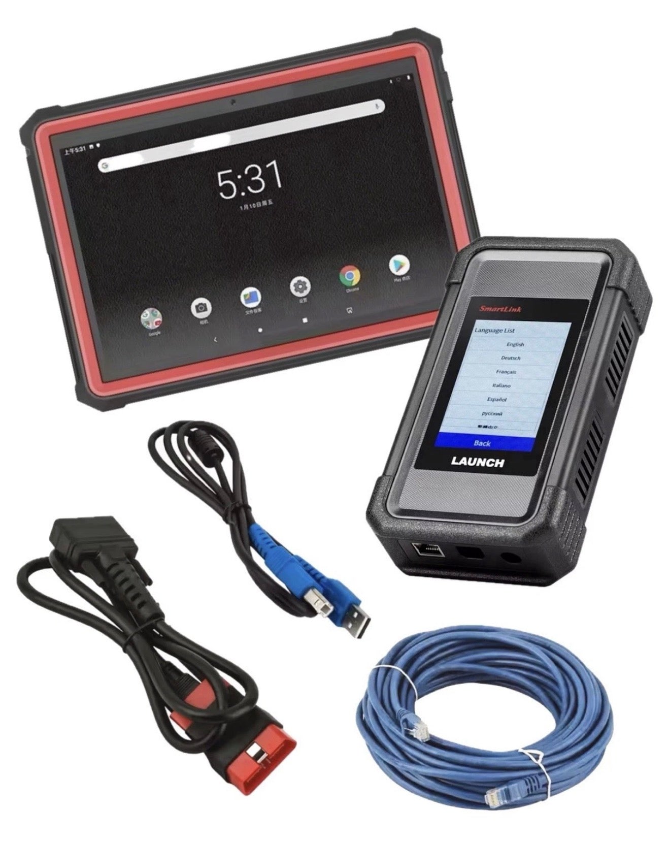 Profi Diagnosegerät PKW LKW Auslesegerät bis Bj. 2025 – Launch OBD2