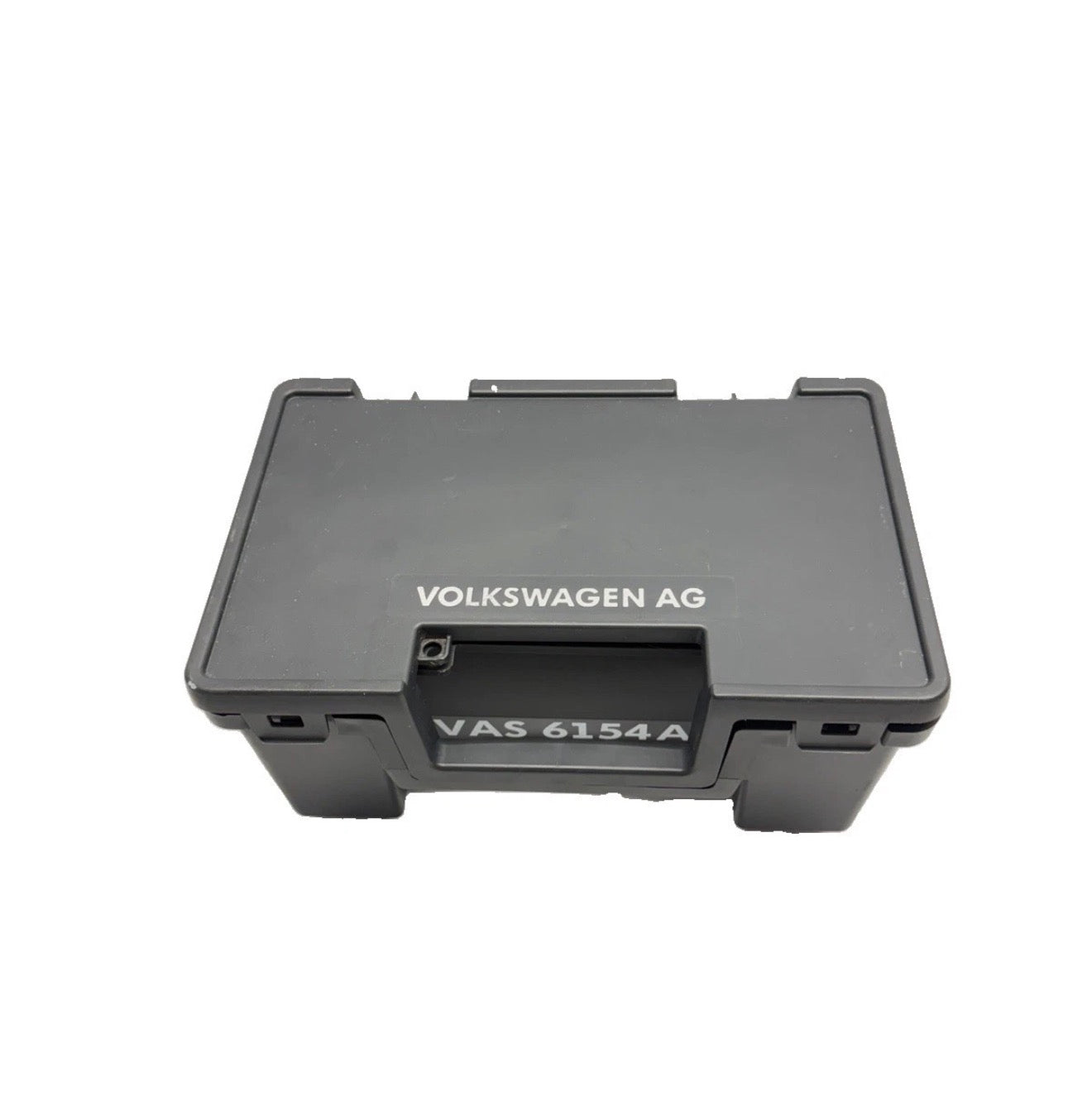 Original VAS 6154A Aufbewahrungskoffer geschlossen Frontansicht mit Griff – Originalkoffer VAG Actia für VAS6154A Diagnoseinterface
