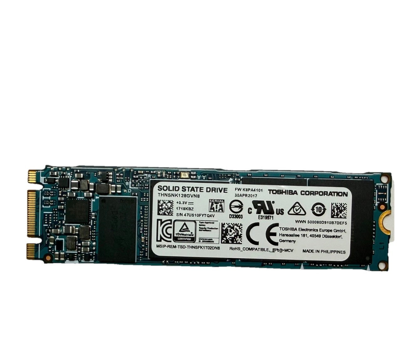 TOSHIBA THNSNK128GVN8 M.2 2280 128GB Interne SSD