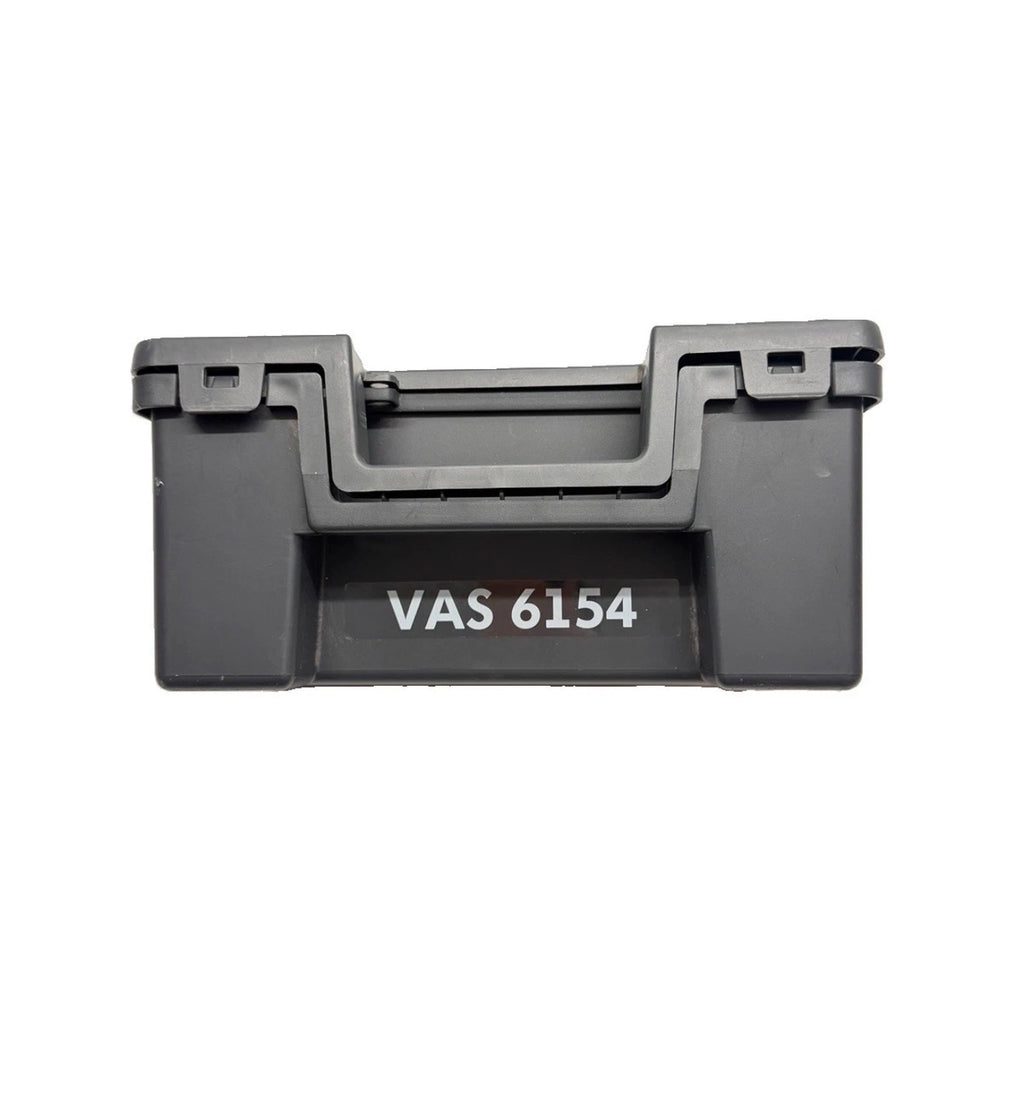 Original VAS 6154 Aufbewahrungskoffer geschlossen Frontansicht freigestellt – Originalkoffer VAG Actia für VAS6154 Diagnoseinterface
