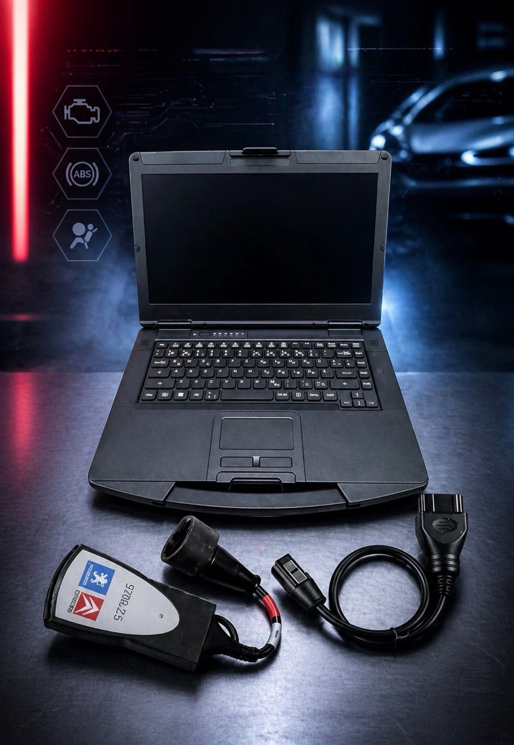 DiagBox Lexia Diagnosegerät – Peugeot, Citroën, DS & Opel | Panasonic Toughbook CF-54