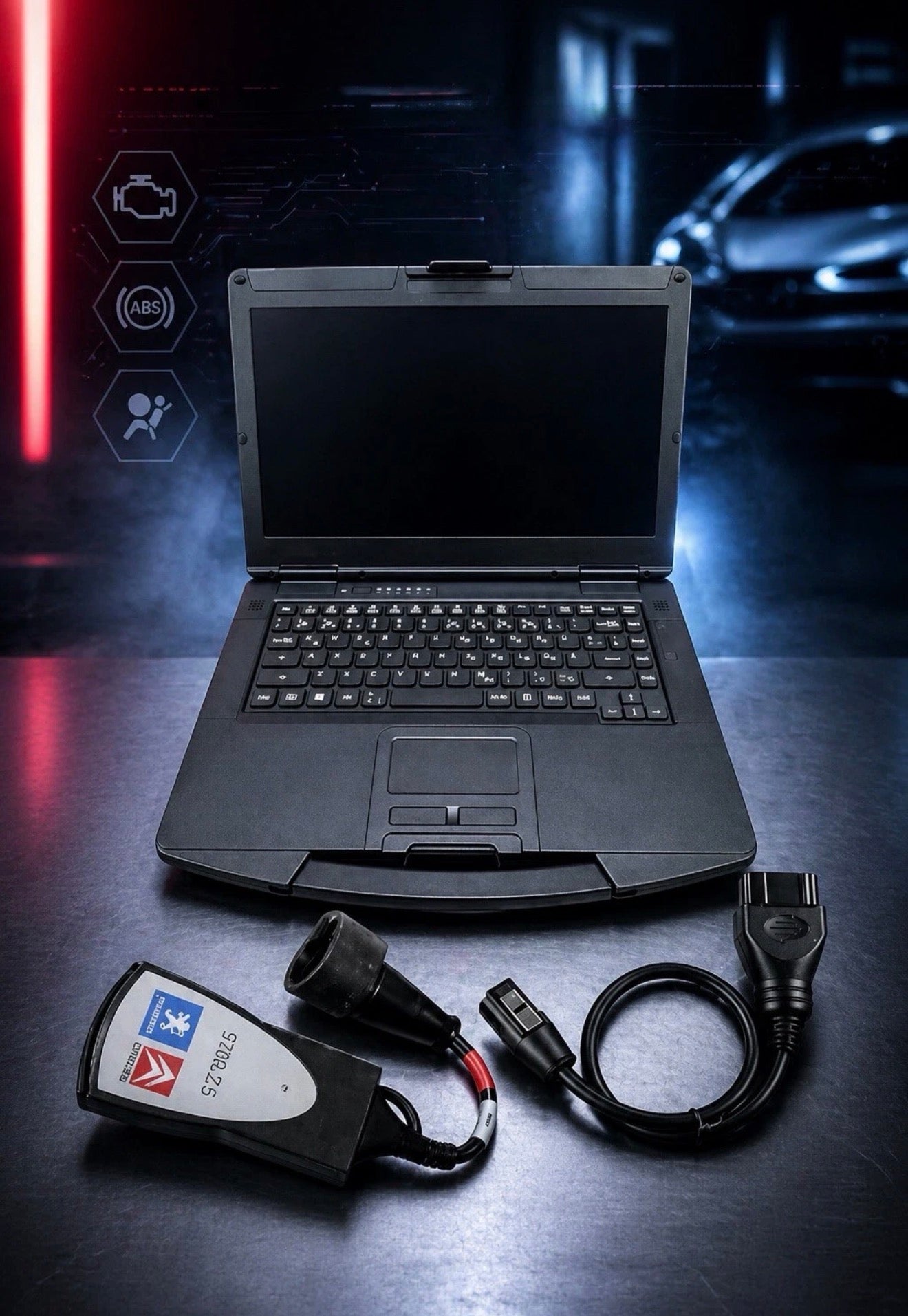 DiagBox Lexia Diagnosegerät – Peugeot, Citroën, DS & Opel | Panasonic Toughbook CF-54