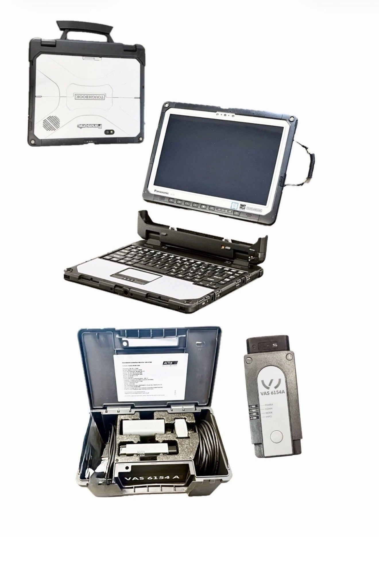 Komplettset ODIS V.25.3 Engineering V.21* Panasonic CF-33 Original VAS 6154A