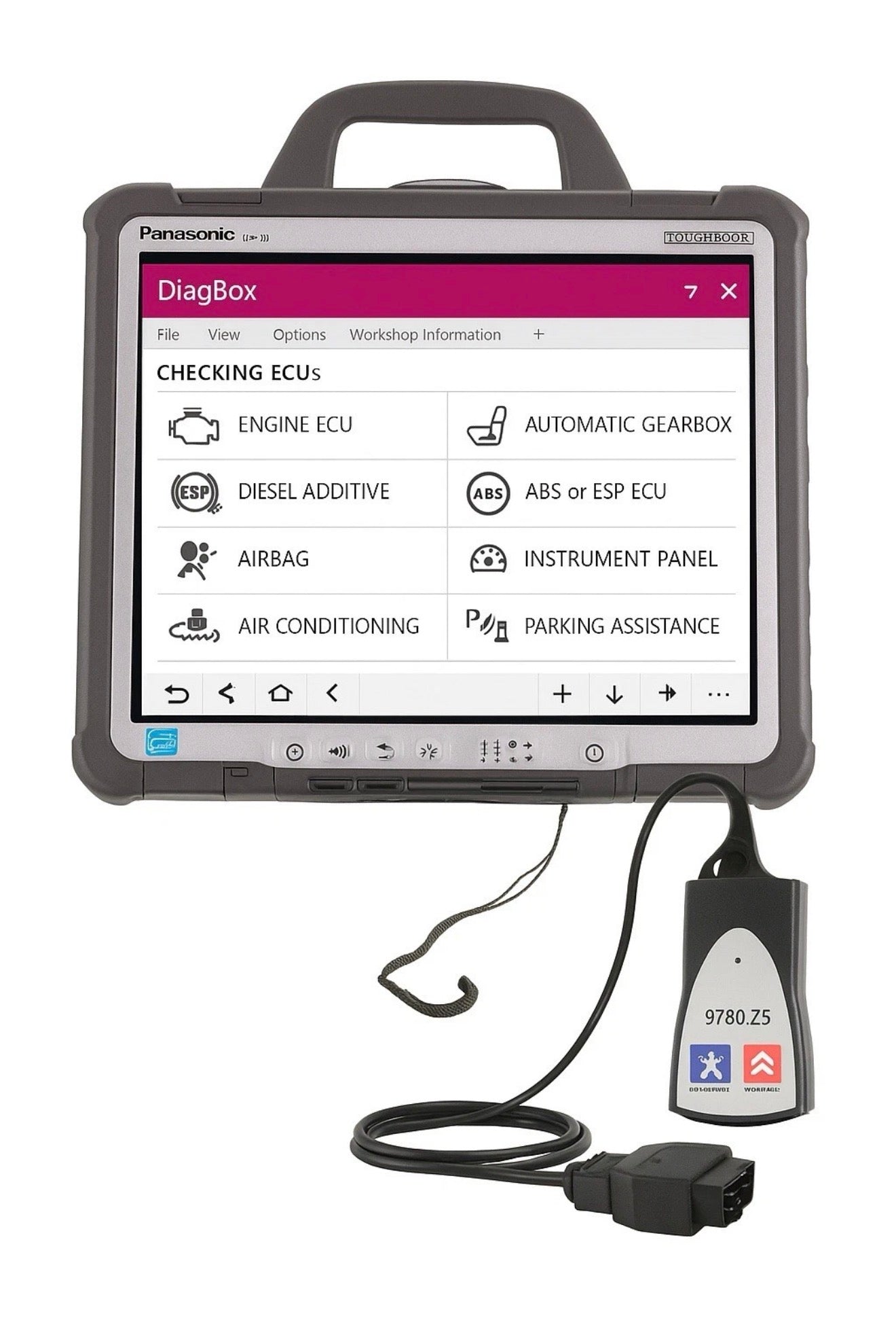 Peugeot Citroen DS Opel DiagBox Lexia Diagnosegerät Tester 2024 PSA