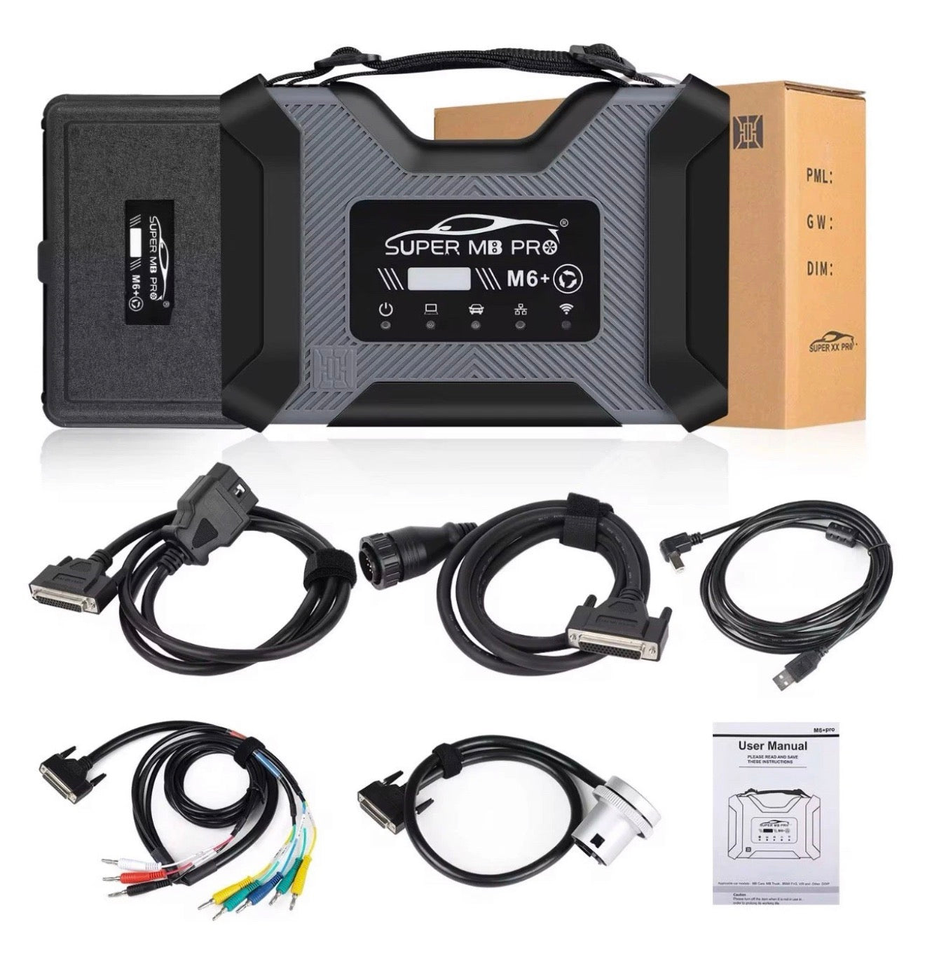 SUPER MB PRO M6+ Star Diagnose für Benz LKW*PKW 12/24 Volt DOIP