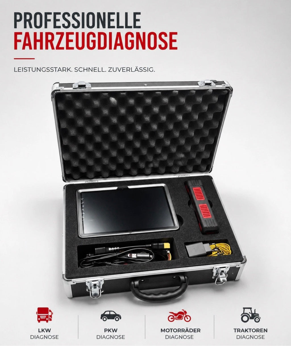 Professionelles Diagnosegerät bis 2025 PKW LKW Android Tablet Auslesegerät
