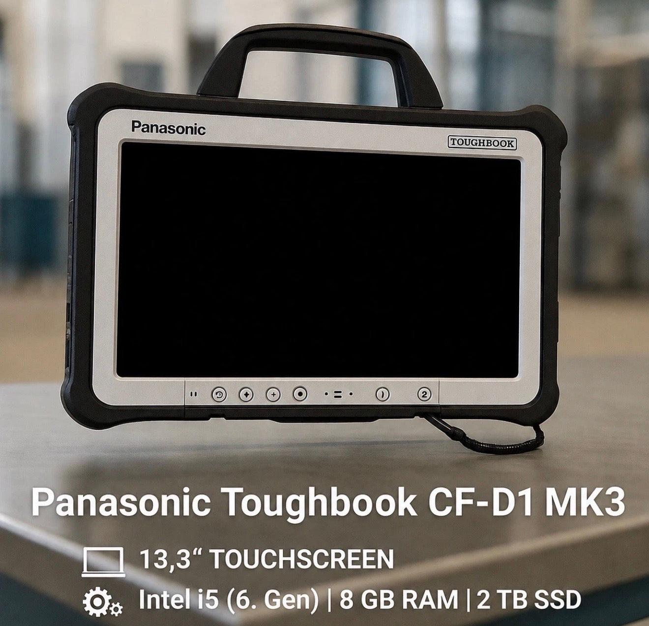 Panasonic TOUGHBOOK CF-D1  MK3 13,3 Zoll Intel CPU 8GB RAM 2TB SSD