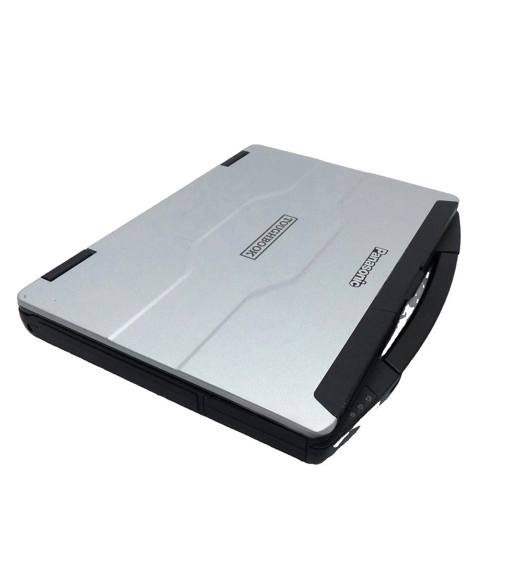 Panasonic Toughbook FZ55 MK1 Draufsicht auf Tastatur und Touchpad freigestellt – deutsches Layout Semi-Rugged Notebook

