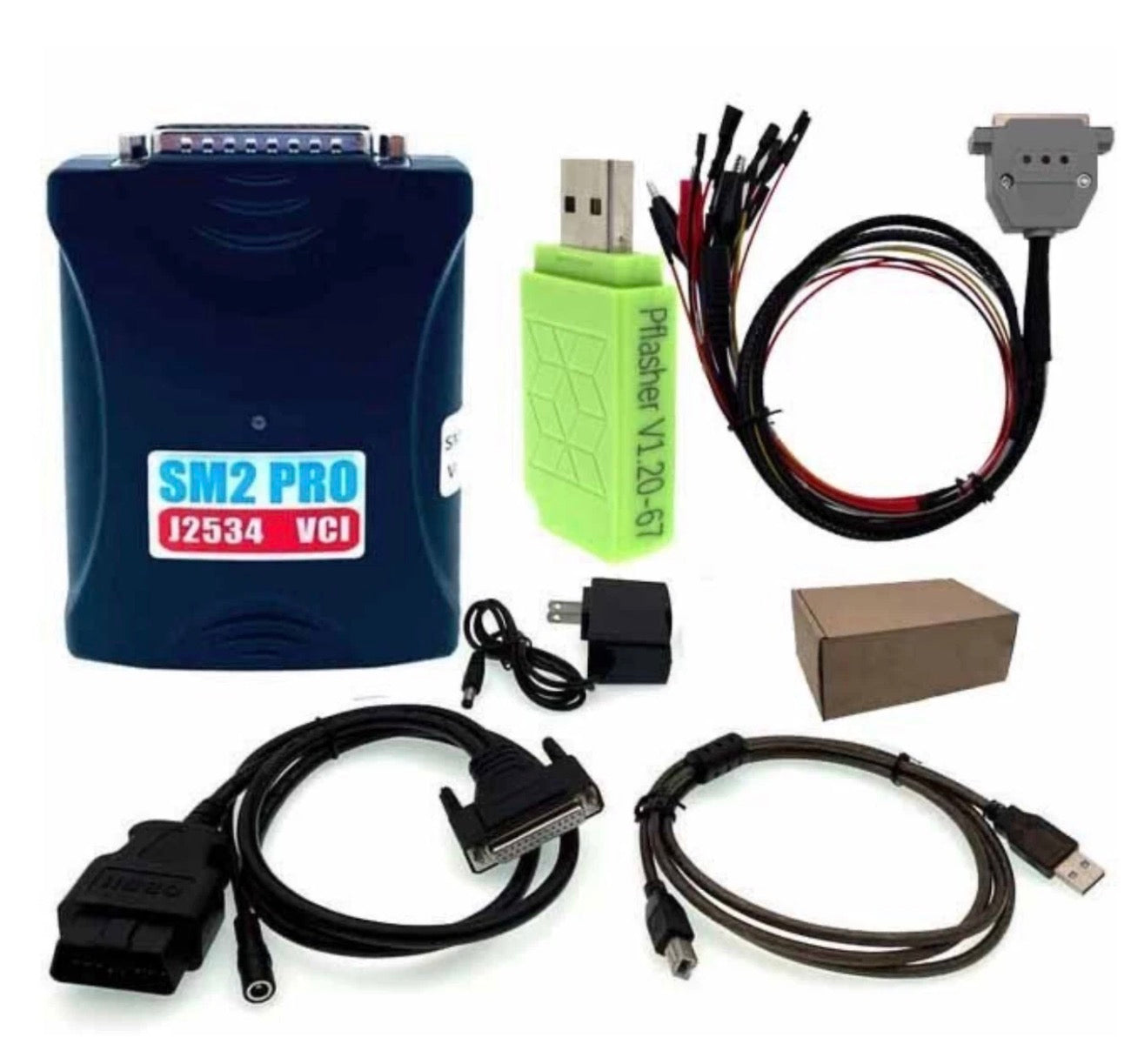 SM2 Pro J2534 VCI ECU Programmer & Diagnostic Tool – 67-in-1 V1.20