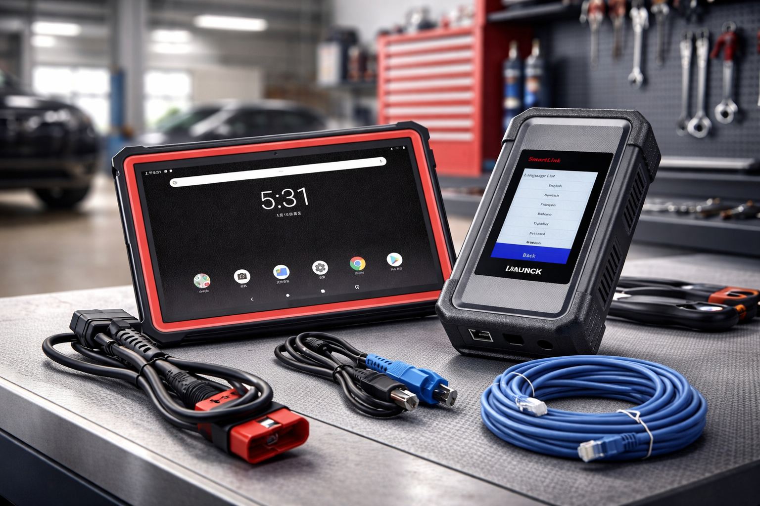 Profi Diagnosegerät PKW LKW Auslesegerät bis Bj. 2025 – Launch OBD2