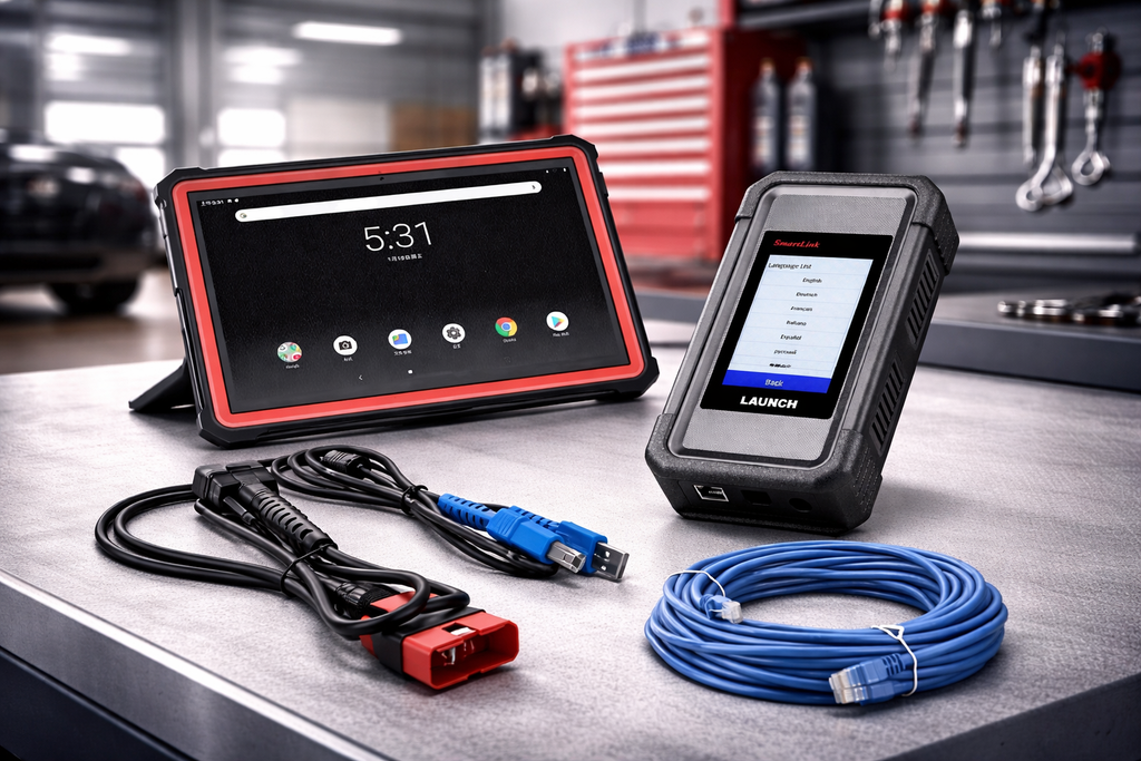 Profi-Diagnosegerät PKW LKW Auslesegerät bis Bj. 2025 Diagnose Launch OBD2