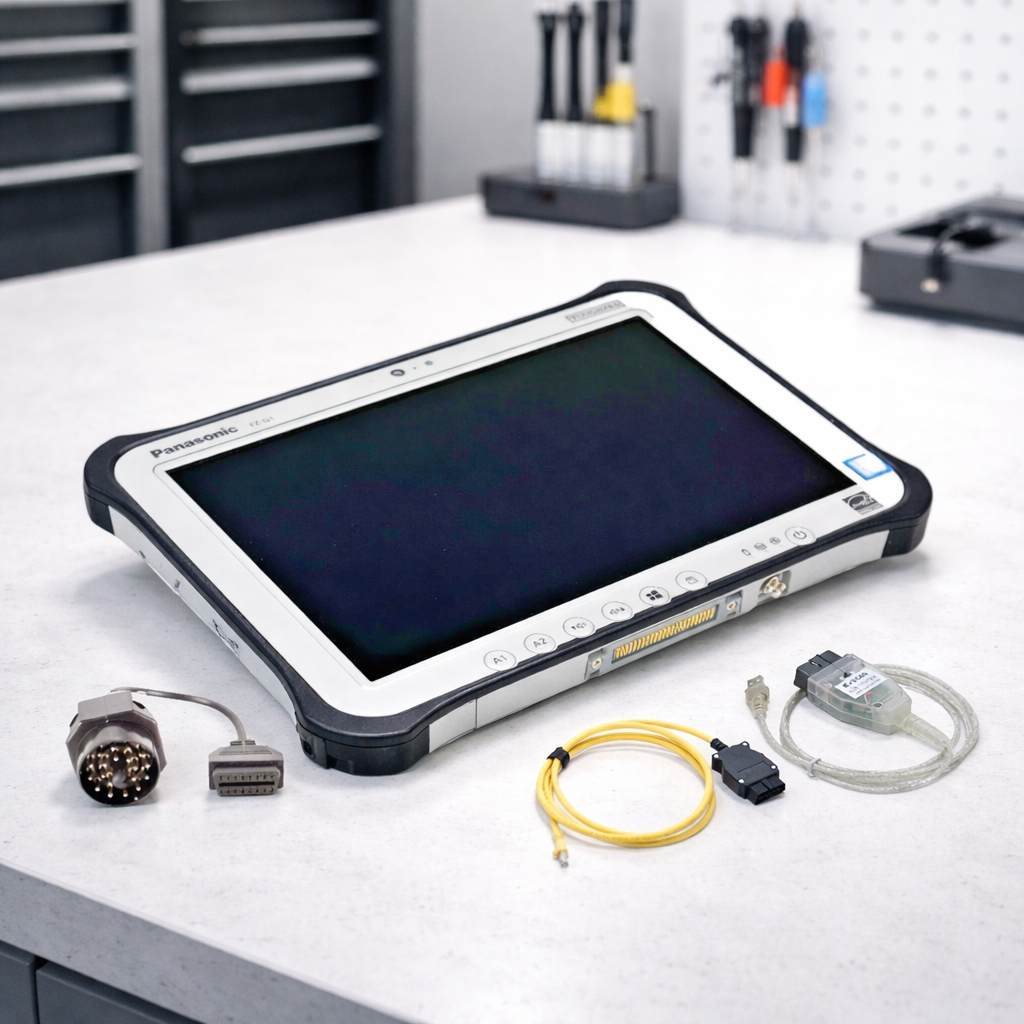 Profi Diagnose FÜR BMW - Laptop – Panasonic FZ-G1 Touchscreen – E / F / G / I – 1996–2023