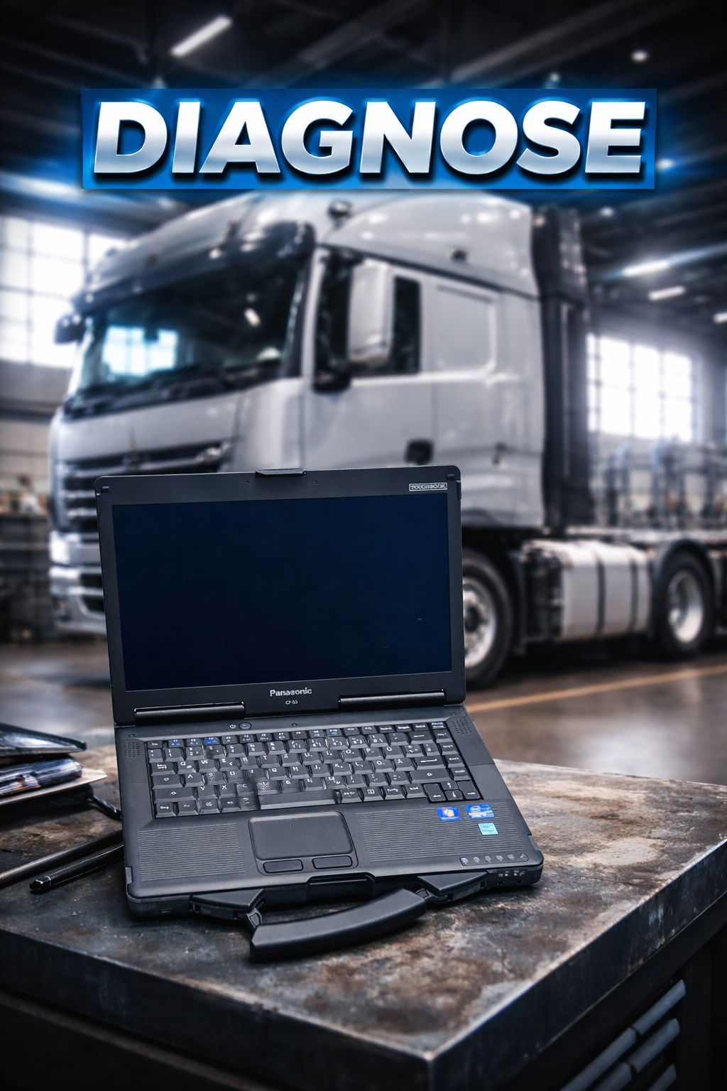 LKW Diagnosegerät Universal Panasonic CF-53 Universal Diagnose