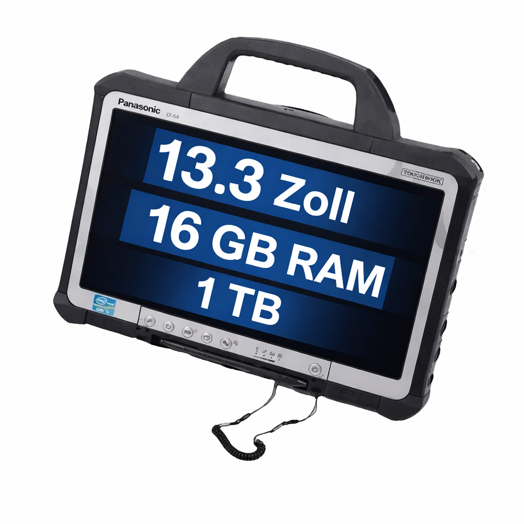 Panasonic TOUGHBOOK CF-D1 MK3 13,3 Zoll Intel CPU 16GB RAM 1TB SSD