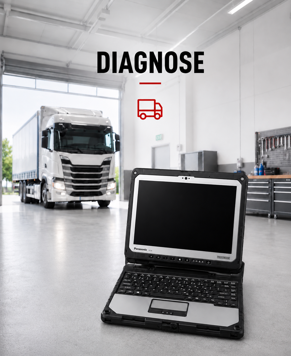 Diagnosegerät Für Scania LKW Busse bis Baujahr 12/2024 Wifi  VCI Adblue Panasonic CF-33