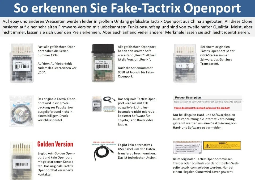 Tactrix OpenPort 2.0 Original OBDII Diagnosegerät MB Star Diagnose