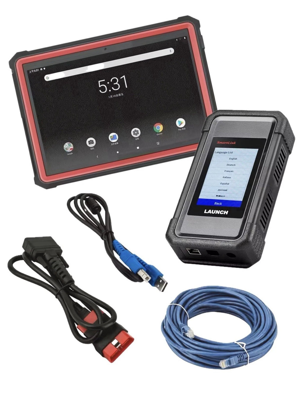Profi-Diagnosegerät PKW LKW Auslesegerät bis Bj. 2025 Diagnose Launch OBD2